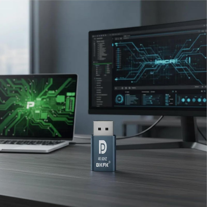 BKFK 4K@60Hz DisplayPort Headless Dummy Plug - Supports 1080p-240Hz EDID Emulator Dongle 60Hz for Crypto Mining, Remote Servers, and Virtual Desktops (DP-4K/60Hz-2Pack) - Image 5